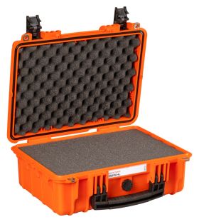 Explorer Case 3815HL, Oranje, voorzien van Plukschuim