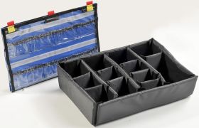 Peli Case Dividerset en Lidorganiser voor type 1500